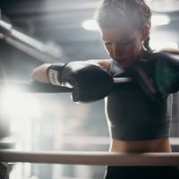 Female Influencer Boxing