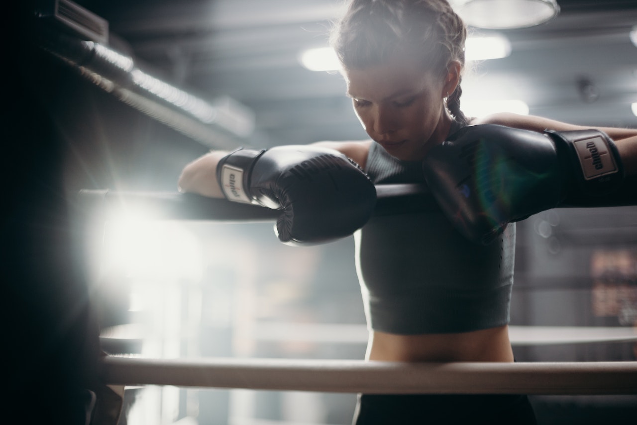 Woman Influencer Boxing Press Conference