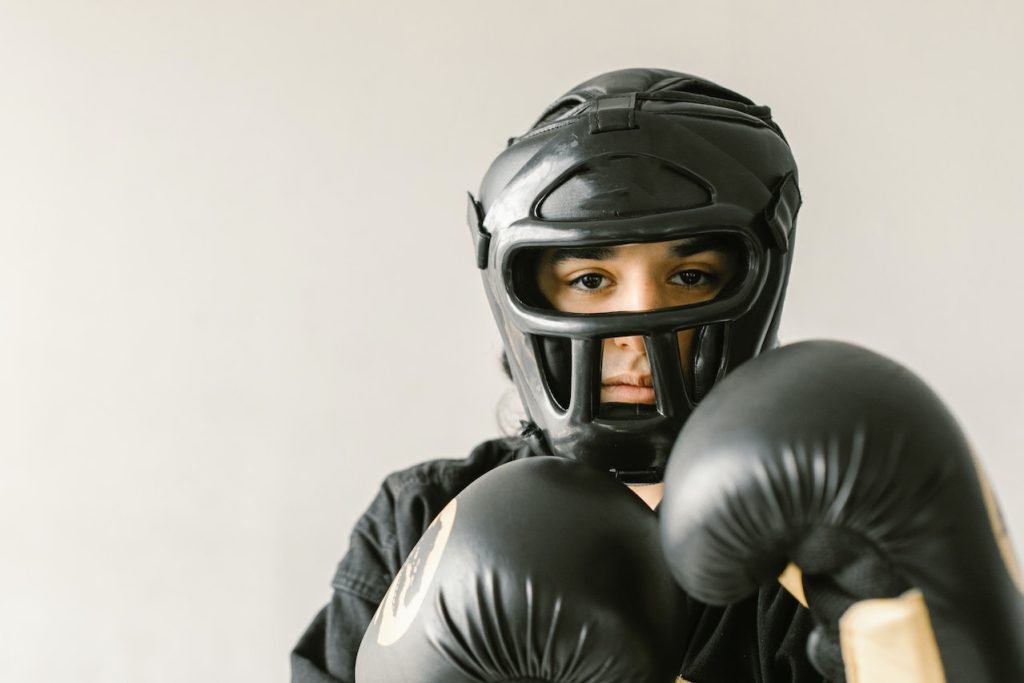 Woman Influencer Boxing